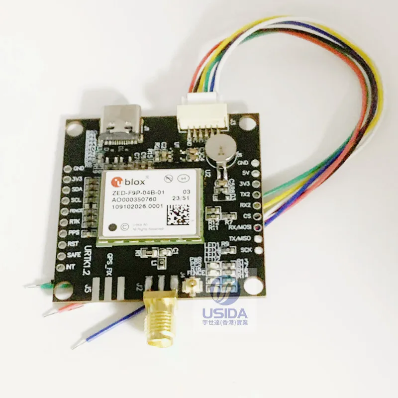 ZED-F9P-04B-01 Excellent Board Works Serial I2C and SPI ESP32 Controlling I2C and SPI UM980