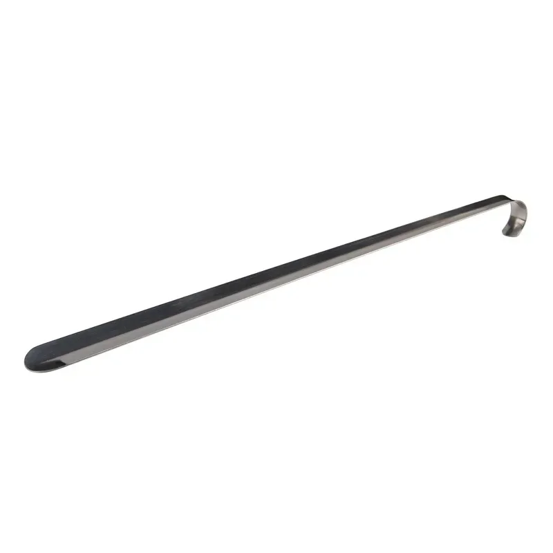 52cm Extra Long Stainless Steel Silver Metal Shoehorn Shoe Lifter Aid Slip-On Shoe Pulling Tool for Easy Shoe Removal