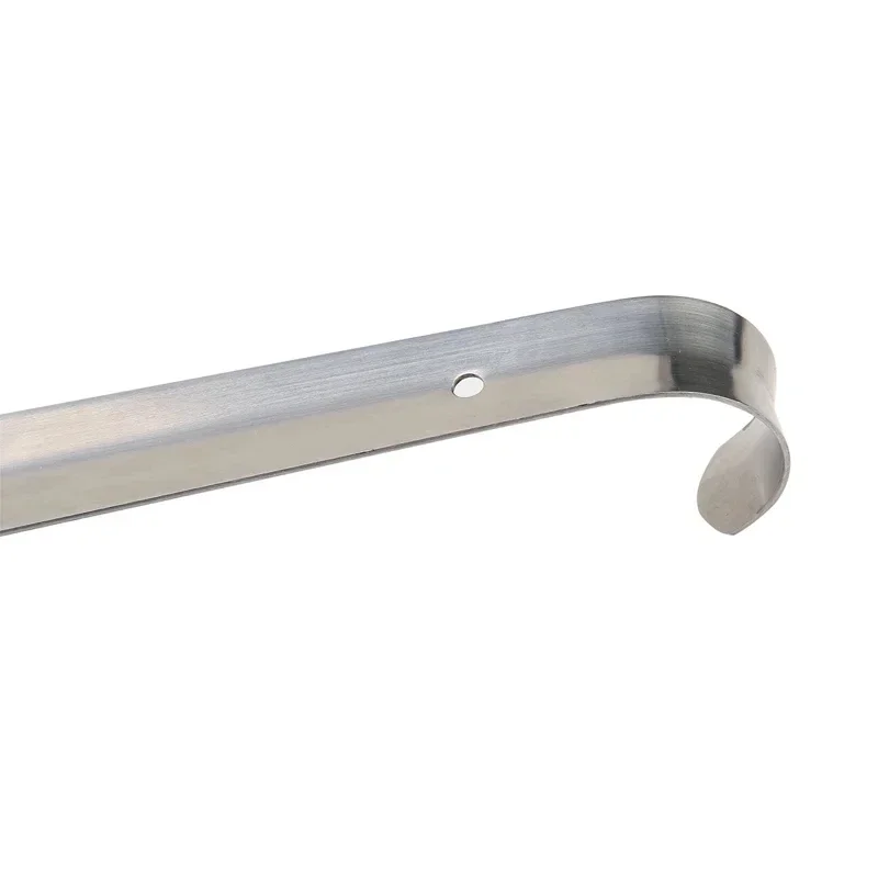 52cm Extra Long Stainless Steel Silver Metal Shoehorn Shoe Lifter Aid Slip-On Shoe Pulling Tool for Easy Shoe Removal