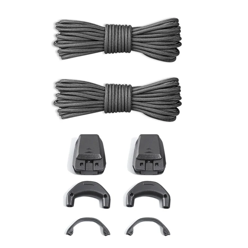 1Pair Without Ties Quick Lace Kit Round Tennis Creative No Tie Shoelaces Running Sneakers Shoelaces for Salomon Shoe Accessories
