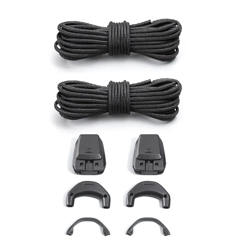 1Pair Without Ties Quick Lace Kit Round Tennis Creative No Tie Shoelaces Running Sneakers Shoelaces for Salomon Shoe Accessories