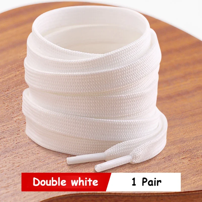 Classic Shoe laces White Black Flat Shoelaces for Sneakers laces Shoe Strings 70/90/100/120/140/160CM High-quality Shoelace