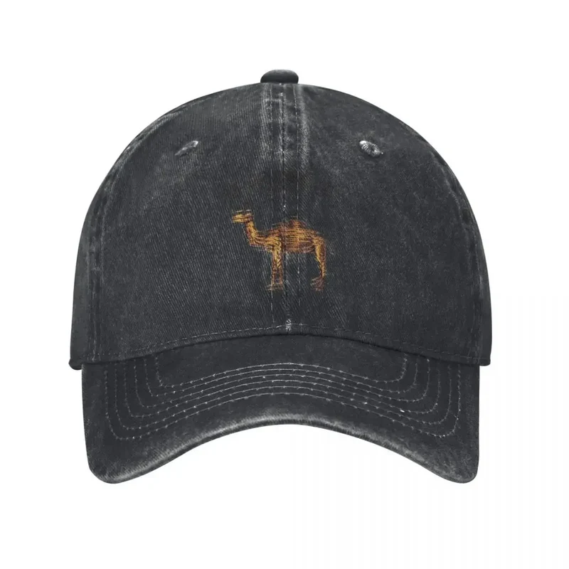 Camel Accessories Men Women Trucker Hat Animal Distressed Washed Caps Hat Vintage Outdoor Running Golf Adjustable Fit Headwear