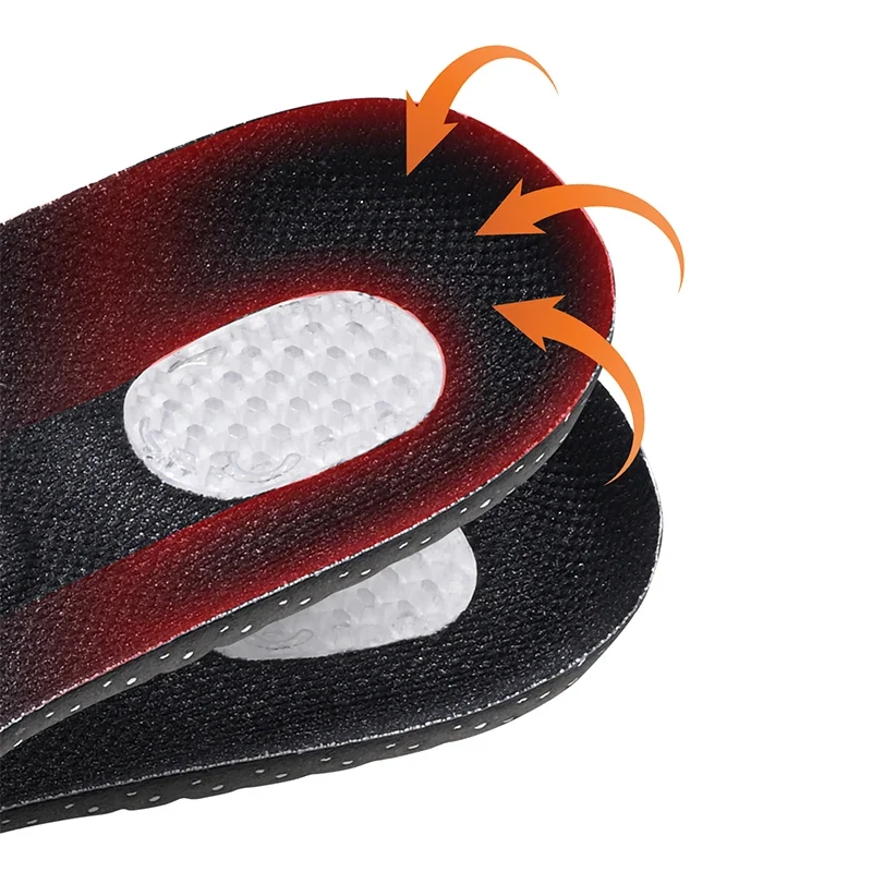 Silicone Gel Insoles Sport Running Insoles for feet Man Women orthopedic pad Massaging Shock Absorption arch support