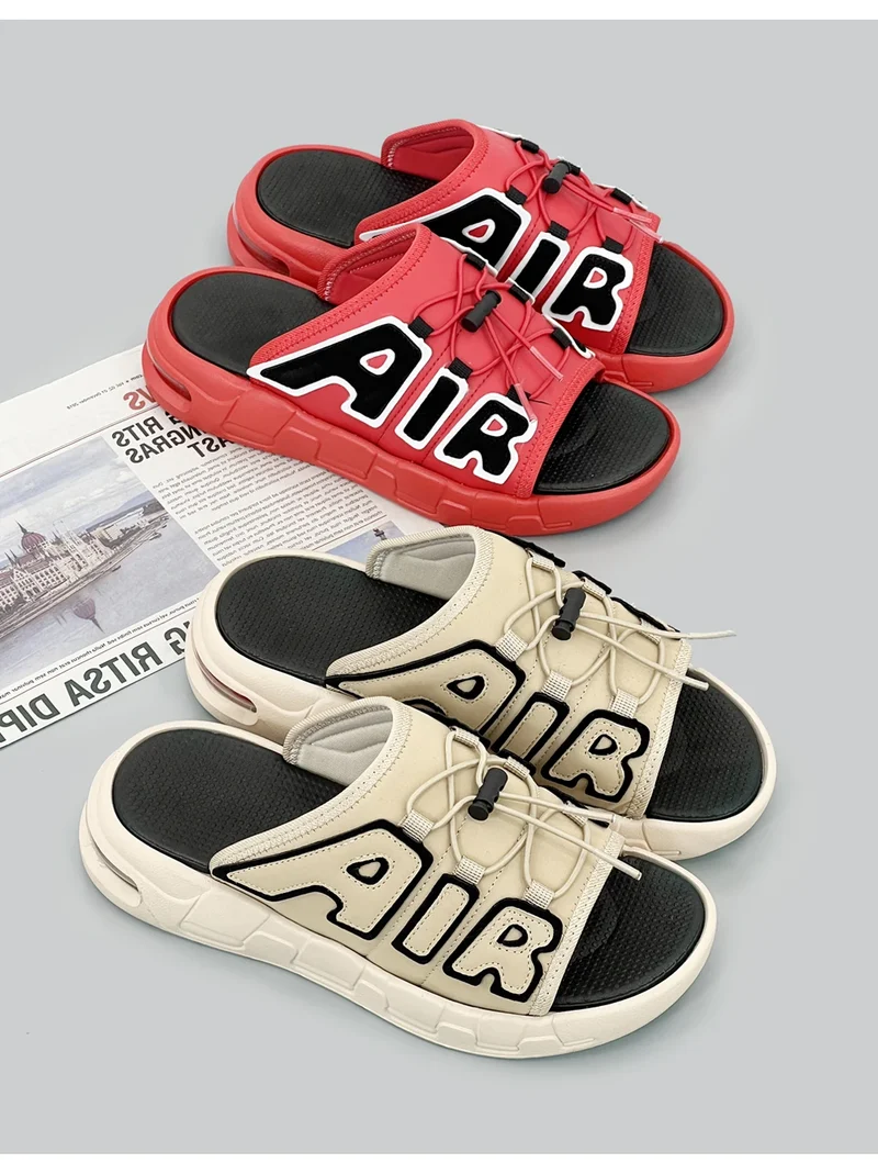 Slippers Men Air Cushion Design Slide Man Summer New PVC Soft Non-slip Men's Sports Slippers for Men Flip Flops Chanclas Hombre