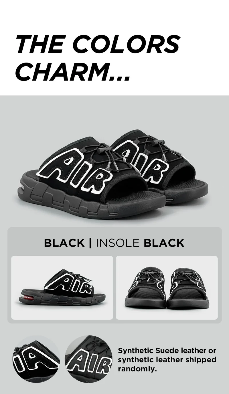 Slippers Men Air Cushion Design Slide Man Summer New PVC Soft Non-slip Men's Sports Slippers for Men Flip Flops Chanclas Hombre