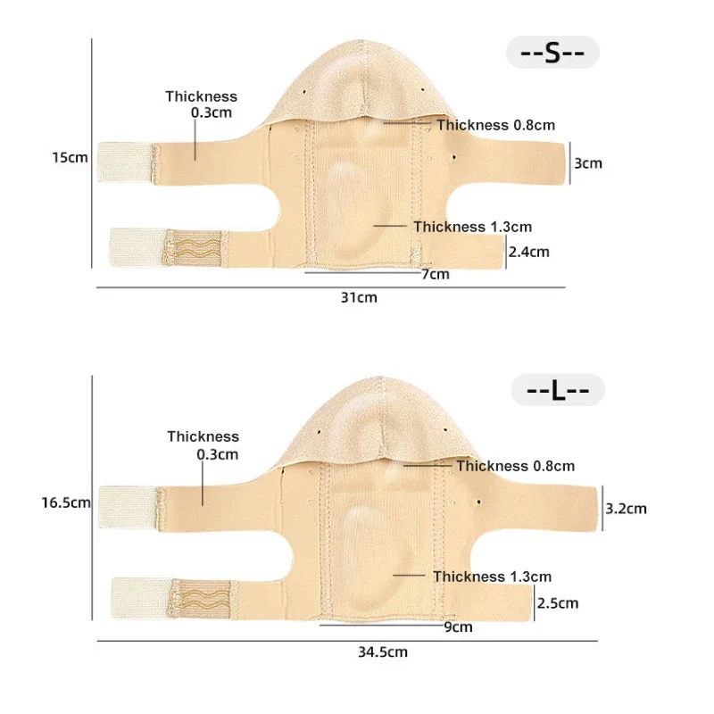 1Pair Relief Plantar Fasciitis Heel Protectors Shockproof Achilles Tendonitis Heel Support Cushion Adjustable Heel Inserts Pads