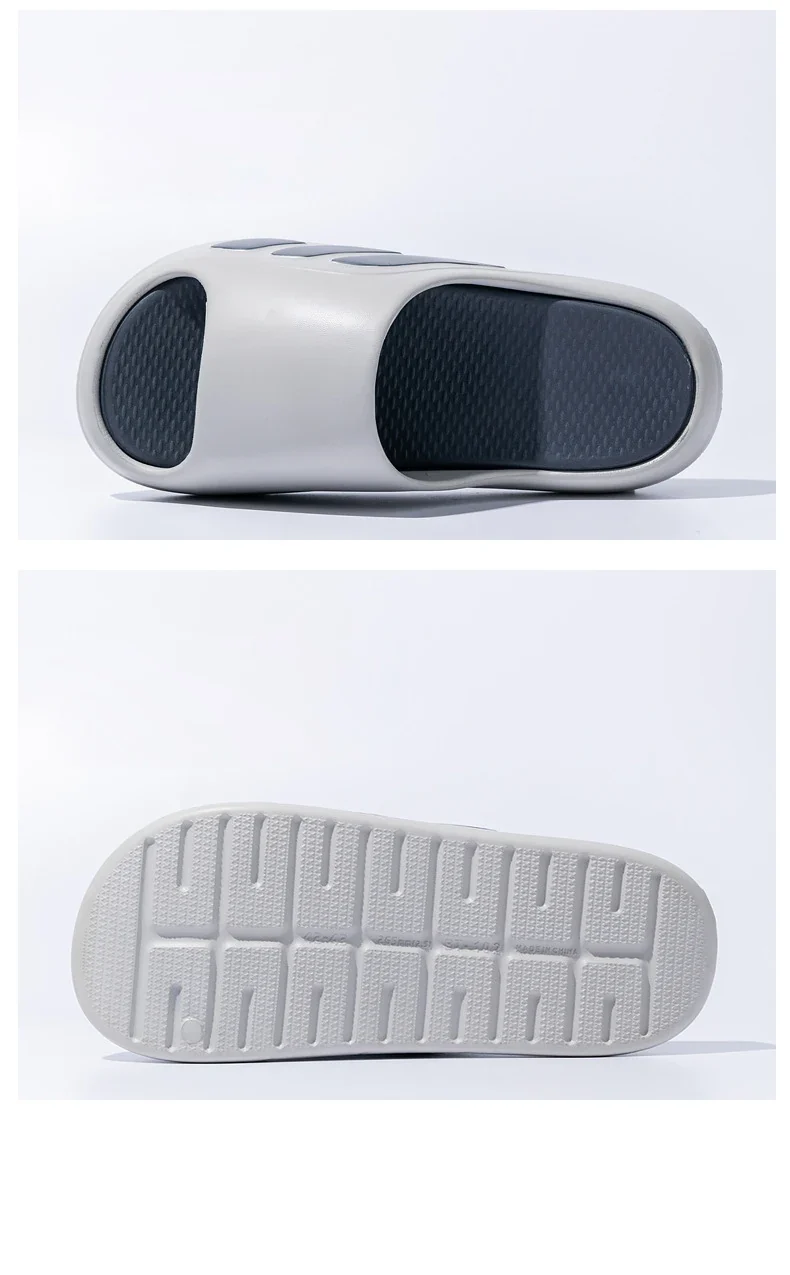 New Men Slippers Slides with a Sense High Aesthetic Value External Wear Anti Slip Thick Bottom, Beach Cool Slippers for Men