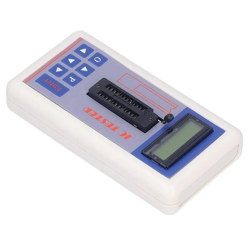 ABQR Integrated Circuit Tester, IC Transistor Capacitor Tester, Diode Checker Detector, with 5V 3.3V AUTO Mode,B