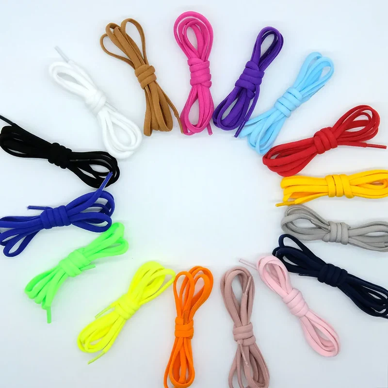 Elastic Shoe Laces Semicircle No Tie Shoelaces for Kids and Adult Shoelace for Sneakers Quick Lazy Laces Colorful Capsule Buckle