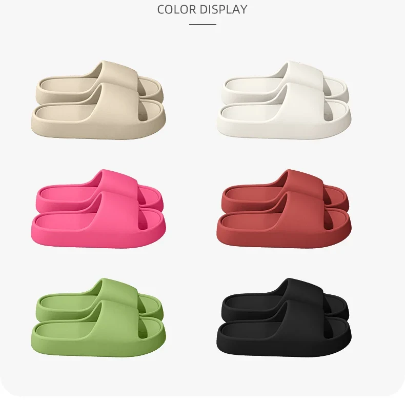 Men's Slippers for Summer Outdoor Wear, Indoor Thick-Soled Bathroom Shower, Anti Slip and Cool Slippers for Men