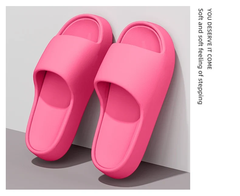 Men's Slippers for Summer Outdoor Wear, Indoor Thick-Soled Bathroom Shower, Anti Slip and Cool Slippers for Men