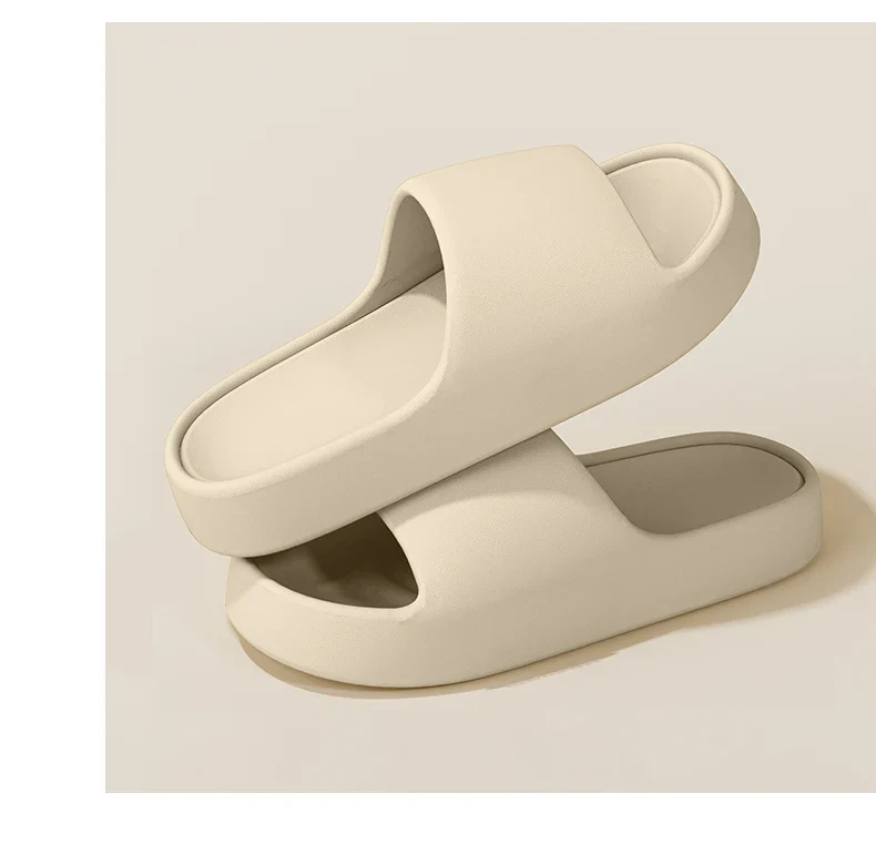 Men's Slippers for Summer Outdoor Wear, Indoor Thick-Soled Bathroom Shower, Anti Slip and Cool Slippers for Men