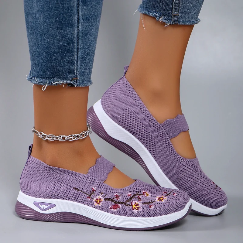 Women's summer breathable mesh flat shoes women's shoes casual sports shoes, clearance free shipping