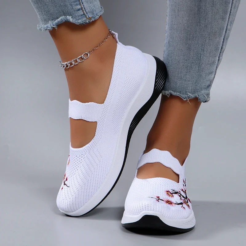 Women's summer breathable mesh flat shoes women's shoes casual sports shoes, clearance free shipping