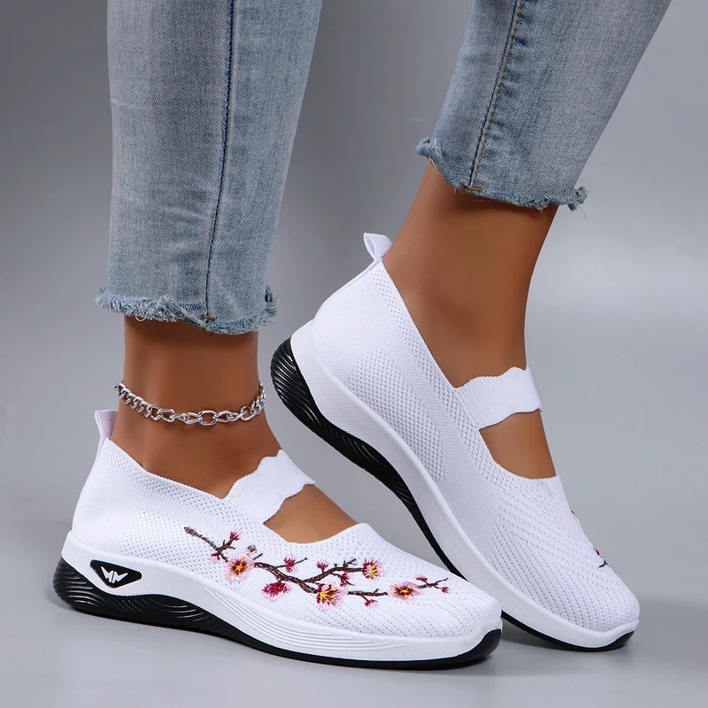 Women's summer breathable mesh flat shoes women's shoes casual sports shoes, clearance free shipping