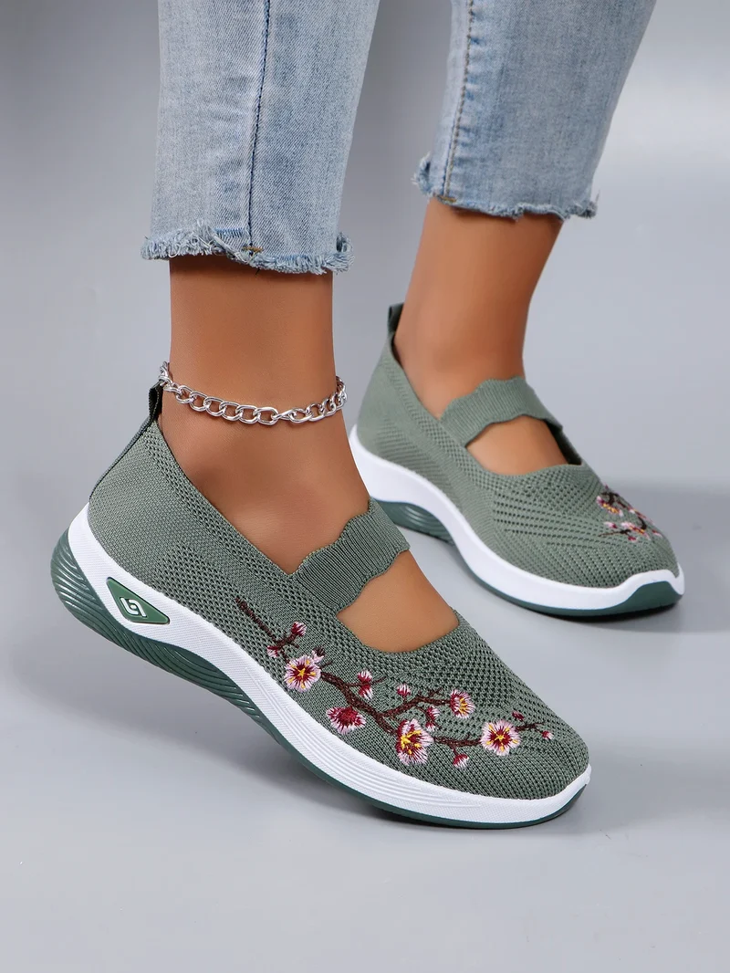 Women's summer breathable mesh flat shoes women's shoes casual sports shoes, clearance free shipping