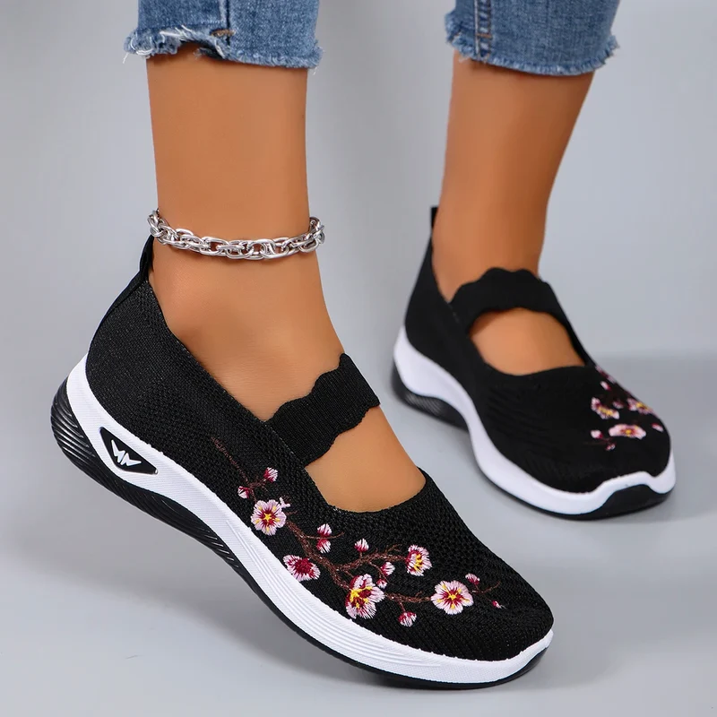 Women's summer breathable mesh flat shoes women's shoes casual sports shoes, clearance free shipping