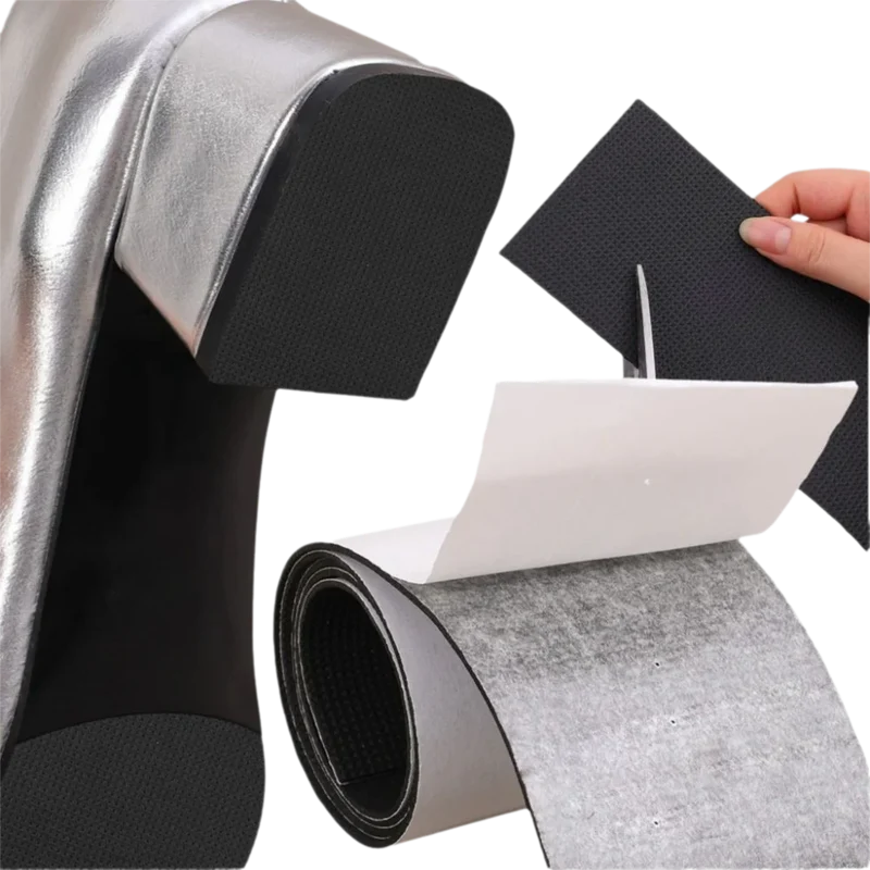 Durable Elastic Sole Anti Slip Sticker Repair Wearable Shoe Sole Protectors Self Adhesive Shoe Mute Cushion Shoe Bottom Pads