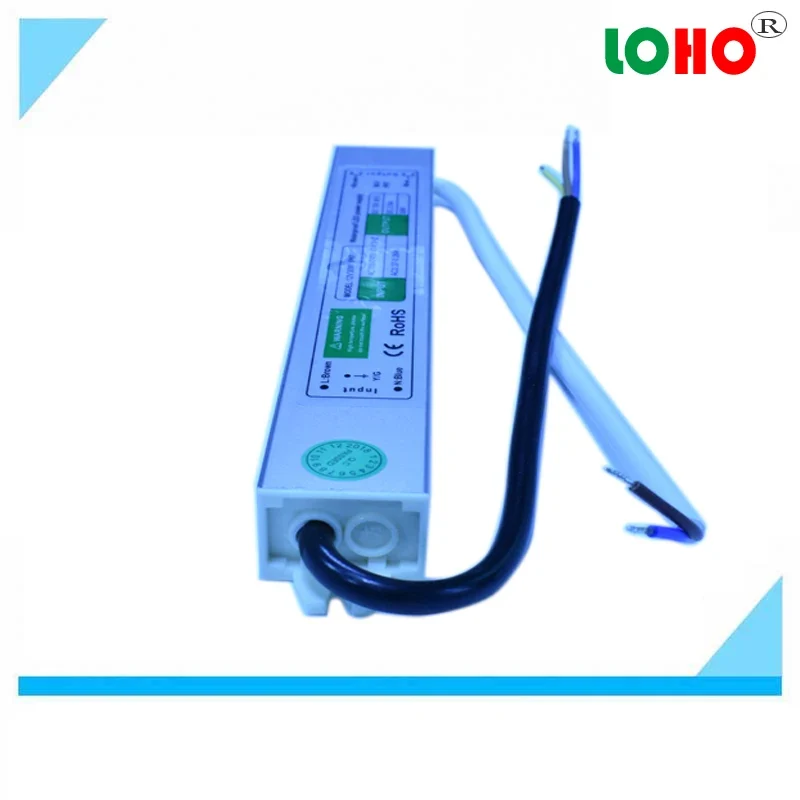 IP67 Input 115-260VAC Output DC12V 24V 36W Waterproof Switching High Efficiency Industrial Power Supply for LED Lighting