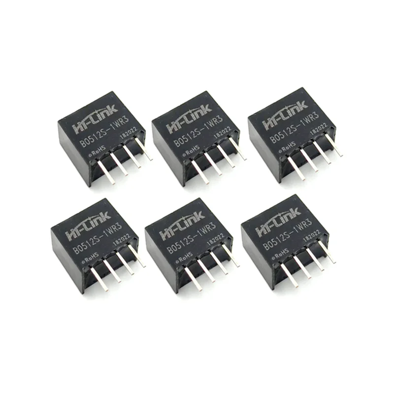 Hi-Link UL Certified DC DC Converter New Mini 1w 5v to 12v 84ma Single Output Isolated Switching Power Supply Module B0512S-1WR3