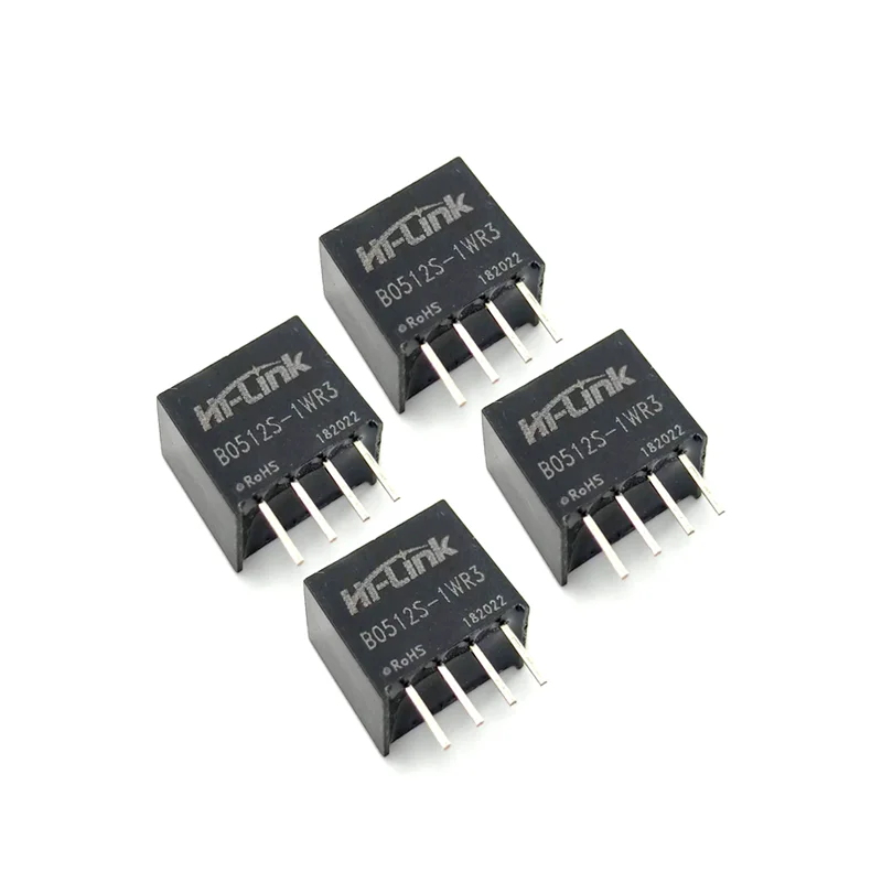 Hi-Link UL Certified DC DC Converter New Mini 1w 5v to 12v 84ma Single Output Isolated Switching Power Supply Module B0512S-1WR3