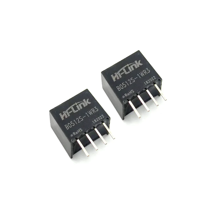 Hi-Link UL Certified DC DC Converter New Mini 1w 5v to 12v 84ma Single Output Isolated Switching Power Supply Module B0512S-1WR3