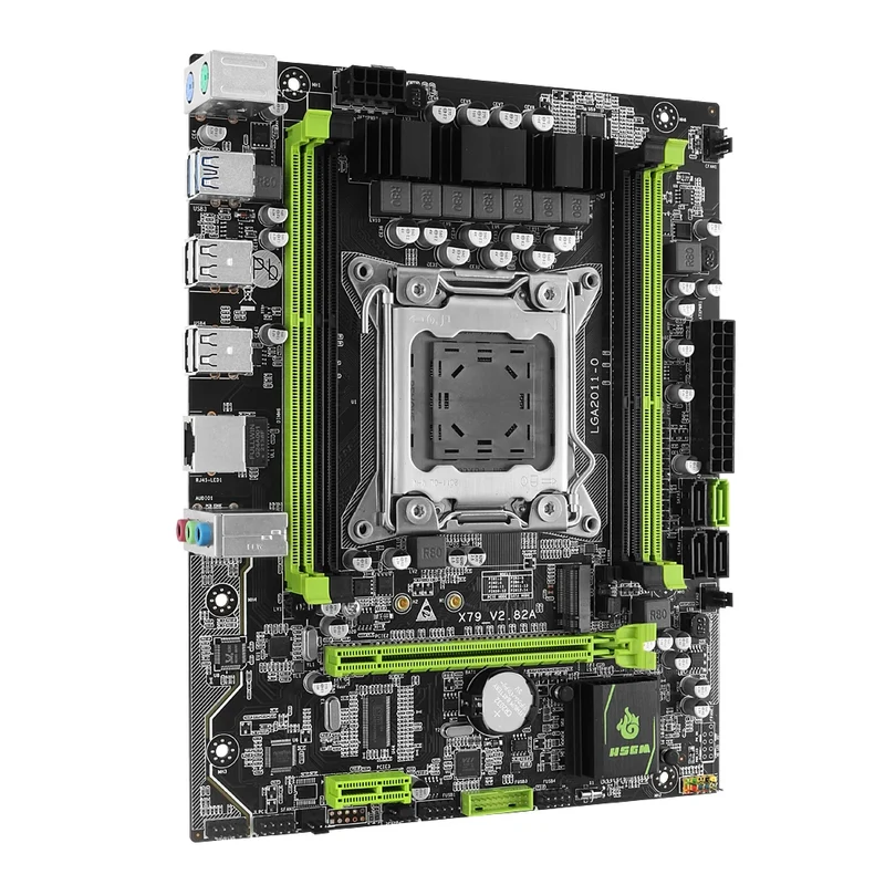 HSGM X79-S290 Motherboard 4*DDR3 RDIMM 128GB Memory Server Board New Product