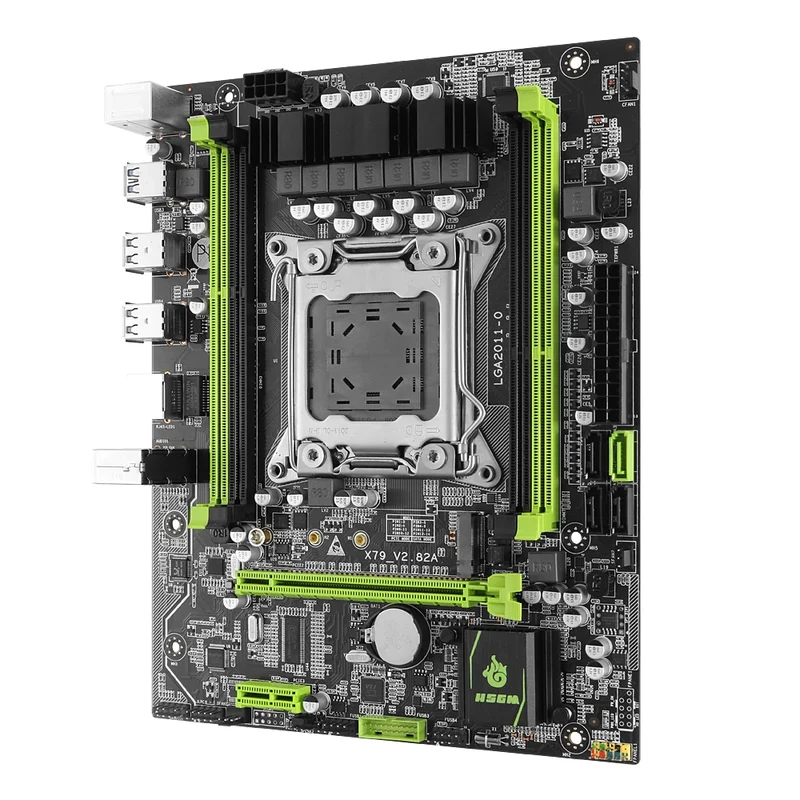 HSGM X79-S290 Motherboard 4*DDR3 RDIMM 128GB Memory Server Board New Product