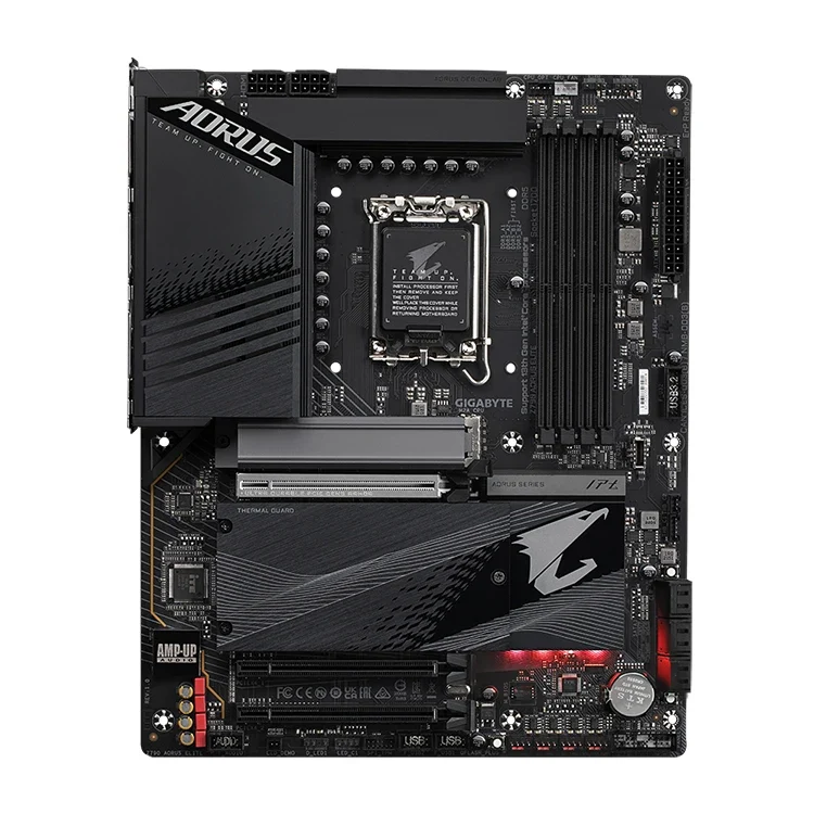 GIGABYTE Z790 AORUS ELITE Used Motherboard With LGA 1700 Supports 13th/12th Gen Intel Core Series Processors Used for Desktop