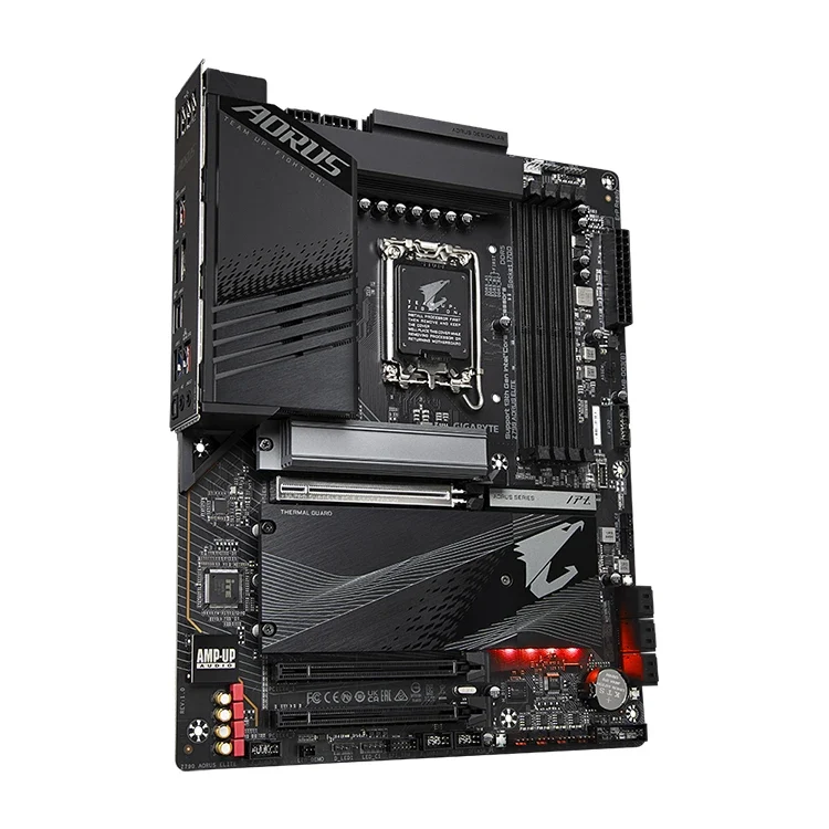 GIGABYTE Z790 AORUS ELITE Used Motherboard With LGA 1700 Supports 13th/12th Gen Intel Core Series Processors Used for Desktop