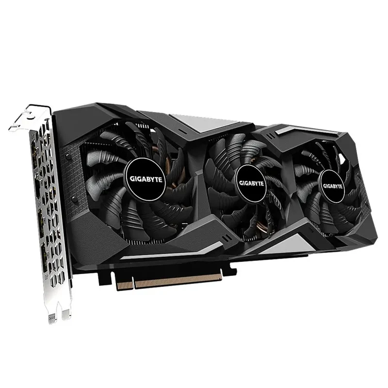 Used GIGABYTE GeForce GTX 1660 Ti GAMING OC 6G WINDFORCE 3X Cooling System with Alternate Spinning Fans Graphics Card