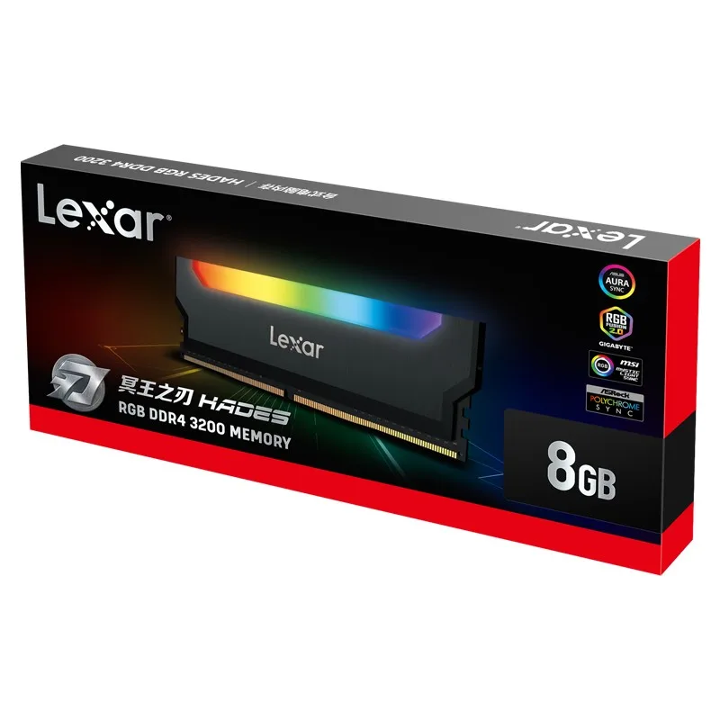 Wholesale Lexar Hades RGB Ram Ddr4 3200MHz/8gb/16gb Memory Ram Ddr4 Desktop Memoria Ram