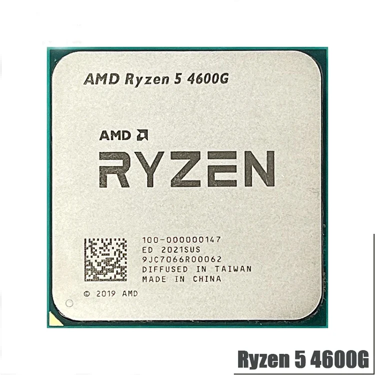 Used AMD Ryzen 5 4600G Used Desktop Processor (r5)7nm 6-core 12-thread 3.7GHz 65W AM4 Interface Boxed R5 CPU