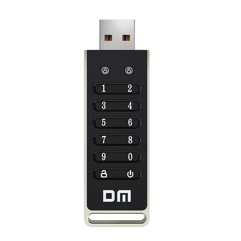 DM FD063 256-bit Encrypted USB Drive Password Secure Flash Drive USB3.0 U Disk Support Reset/Wipe/Auto Lock Function