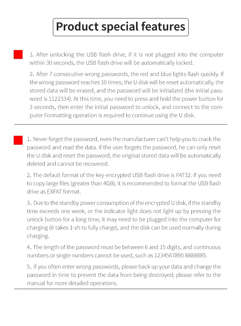 DM FD063 256-bit Encrypted USB Drive Password Secure Flash Drive USB3.0 U Disk Support Reset/Wipe/Auto Lock Function