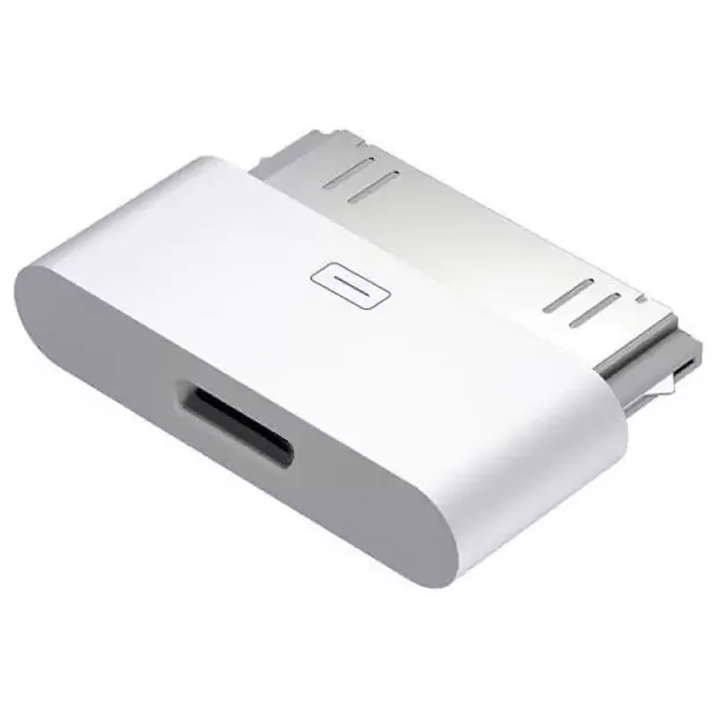2pc Lighting To 30Pin Adapter 8Pin Male To 30 Pin Female Charging Sync ConverterFor IPhone 4 4S IPad 2 3 IPod Touch ChargerCable