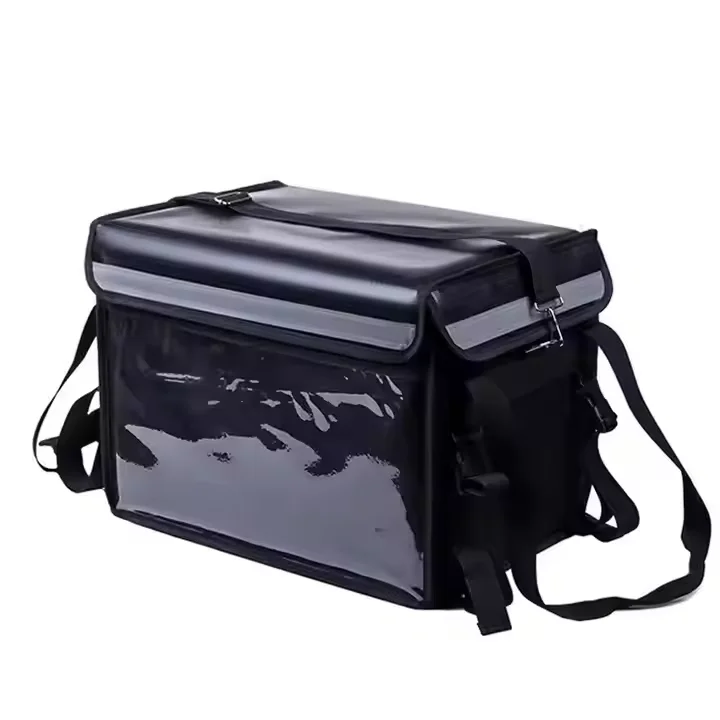 Wholesale Large Capacity Thermal Fast Food Insulated Backpack Hot Pizza Lunch Takeaway Cooler Food Delivery Bag for Bike