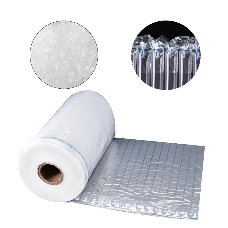 Factory Direct Custom Size Protective Cushioning Material Air Column Bag Shockproof Bubble Column Roll Protective Film Pocket