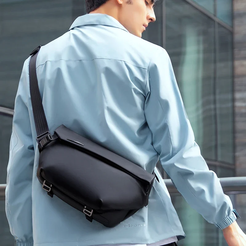 Mark Ryden Factory Wholesale Customised Crossbody Bag Men's Large Capacity Shoulder Tide Sports Small Backpack Bag L_MR3601-B