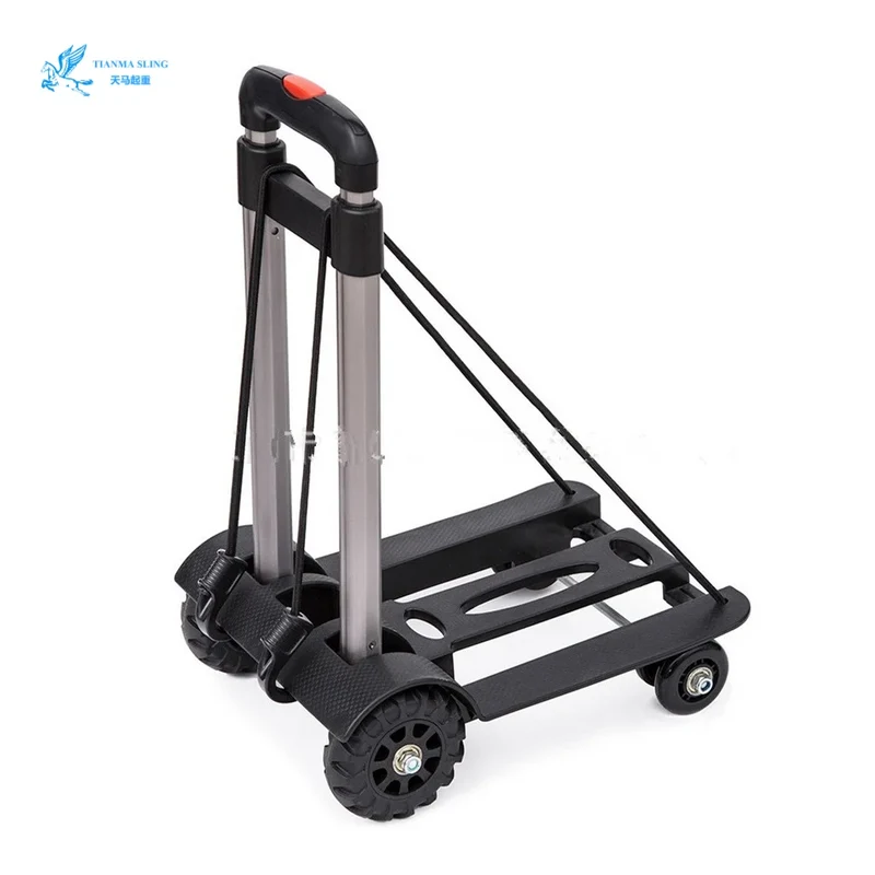 Customizable OEM Tool Trolley Four-Wheel Wheeled Rolling Shopping Cart Bag Aluminium Alloy Plastic Storage Warehouse Luggage