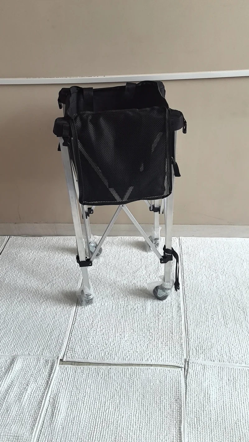 Portable Tennis Ball Cart Bag Premium Practice Hopper Pickleball Lightweight Easy Bag Removal Pickleball Cart Bag