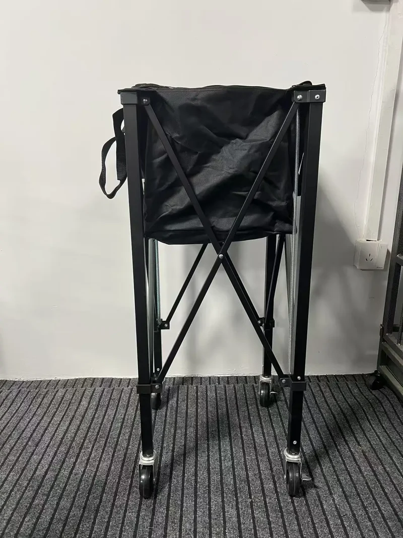 Portable Tennis Ball Cart Bag Premium Practice Hopper Pickleball Lightweight Easy Bag Removal Pickleball Cart Bag