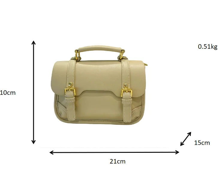 2023 New Niche Lychee Pattern Handbag Summer Simple Small Square Bag High-End and Versatile Crossbody Bag for Women