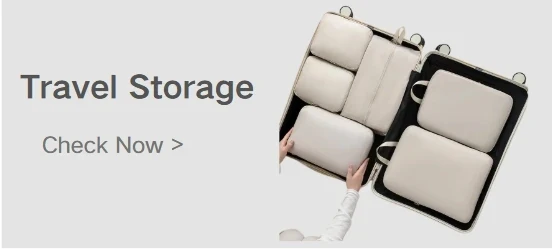 Factory 6 Pieces of Sets Portable Clothes Pouch Travel Bag Set Suitcase Organizers Packing Cubes Luggage Organizer for Travel