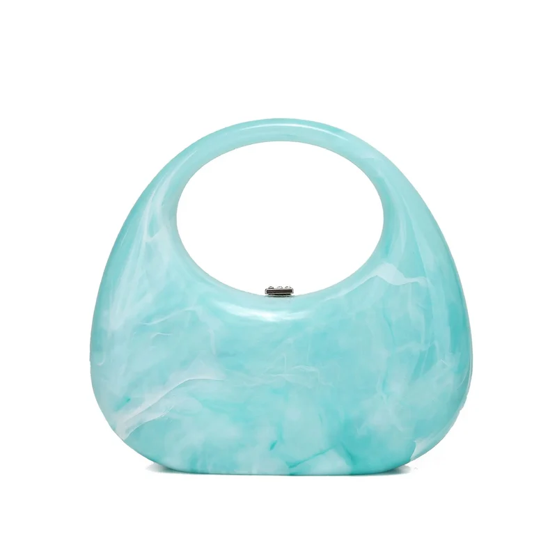 Crystal Bling Transparent Diamond Rhinestone Evening Handbags Women Luxury Tote clear Bag