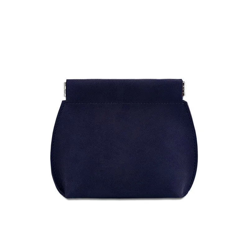 Thickened PU Leather Pouch Small Cosmetic Lipstick Automatic Closed Shrapnel Bag Makeup Packing Bag Jewelry Bag WIth logo