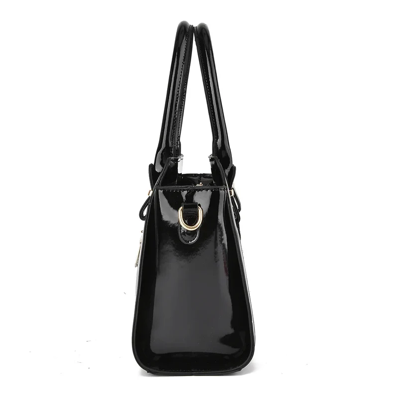 2024 New 2-piece Women's Premium PU Handbag Wholesale Leather Women's Stone Pressed Alligator Skin logo Shoulder Tote Bag