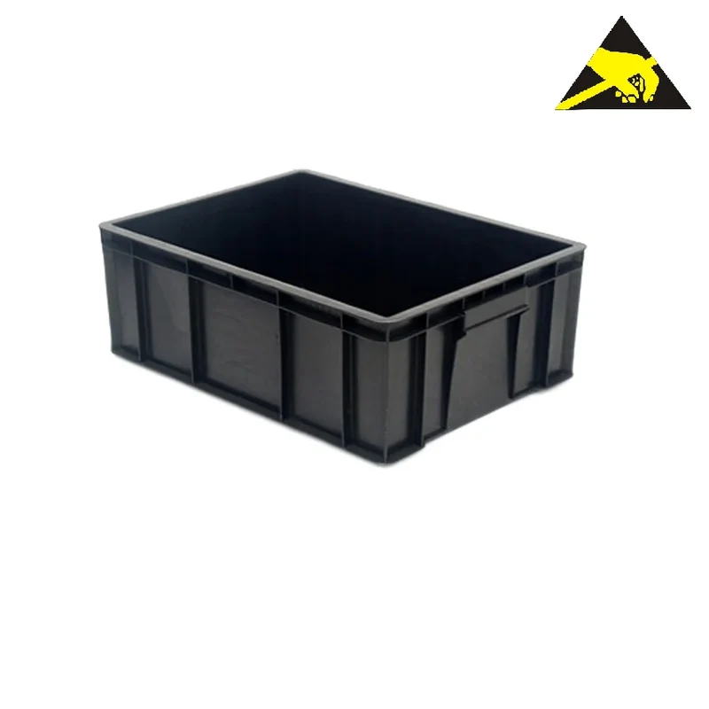 Time-Limited Colored Bins Small Case Storage Racks Anti Static Bag And Box Esd Container Tray