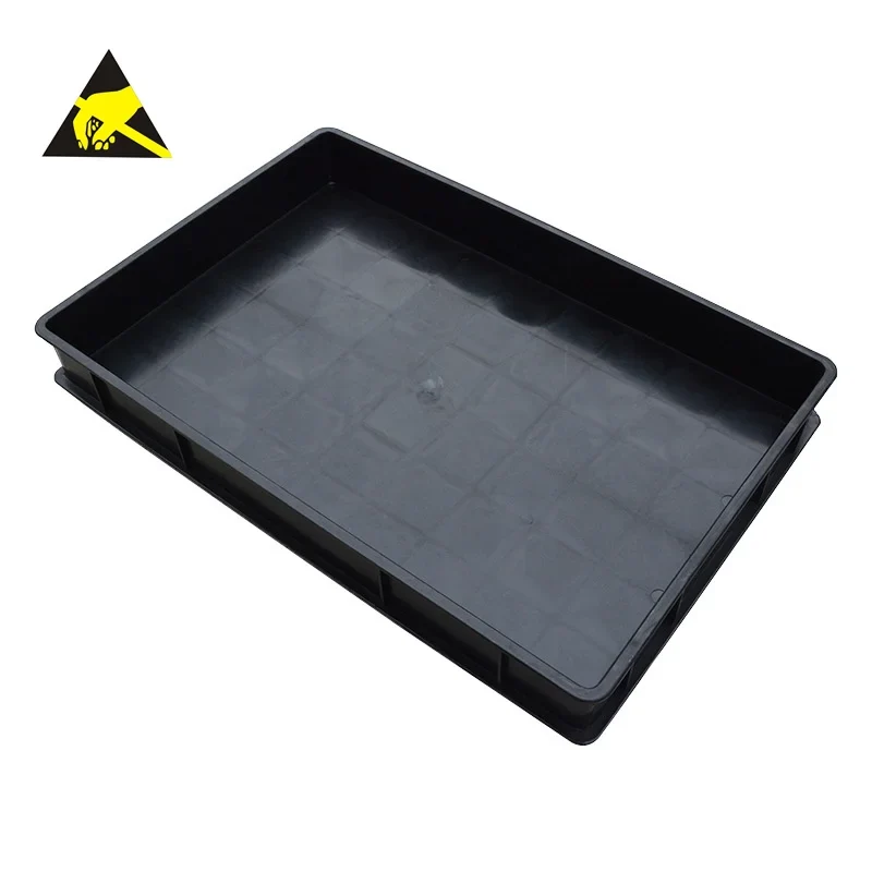 Time-Limited Colored Bins Small Case Storage Racks Anti Static Bag And Box Esd Container Tray